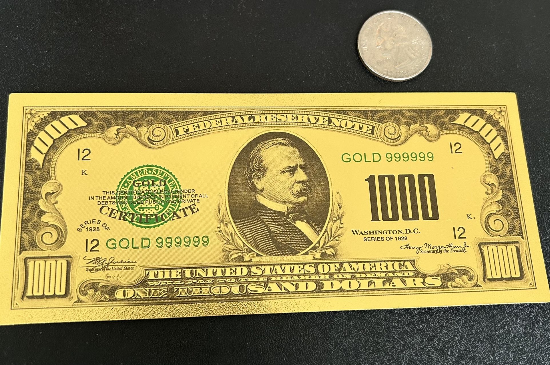 Gold Banknote 