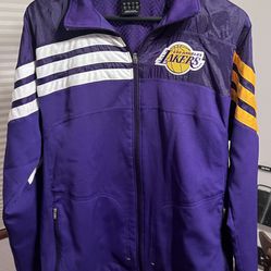 Adidas Lakers Jacket In Mens Size Med