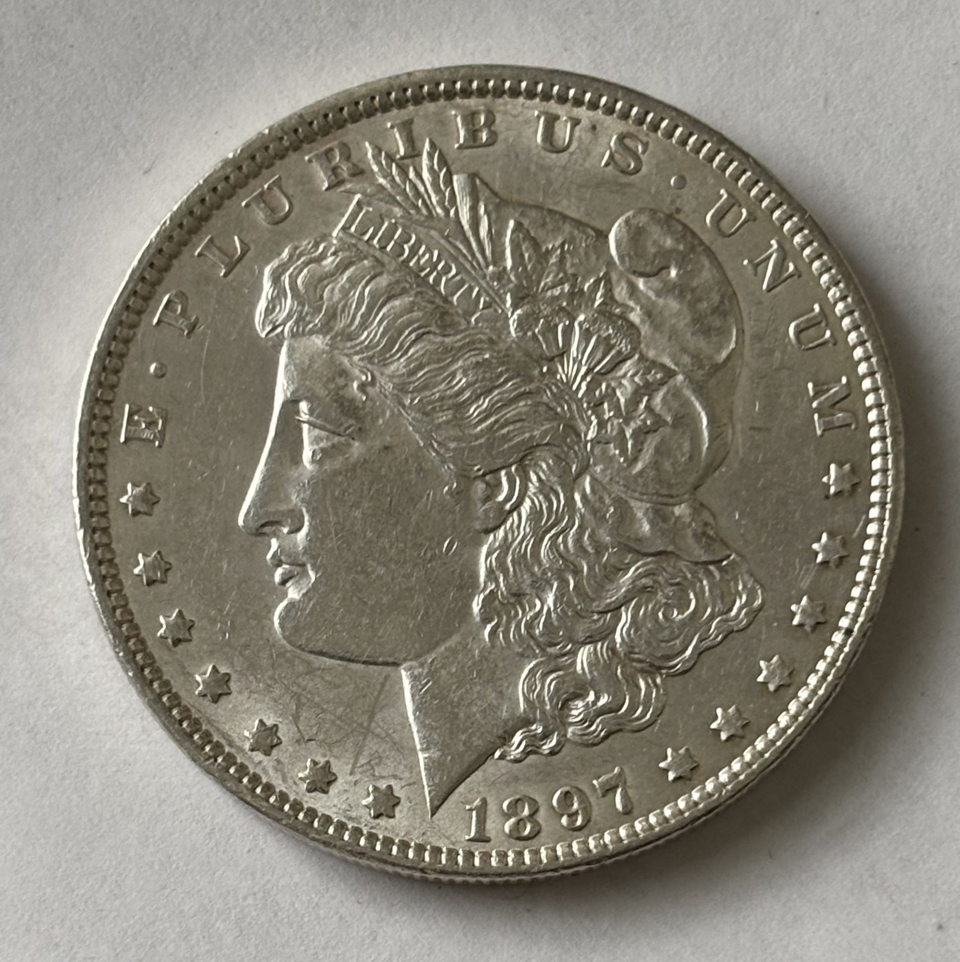 1897 Morgan Silver Dollar Luster Uncirculated