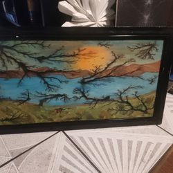 Fractual Wood Burning Picture