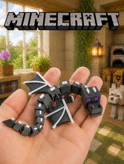 Minecraft Inspired Articulated Ender Dragon – 3D Printed