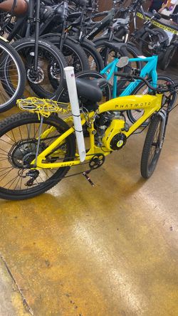 Phatmoto Rover Motorized Bicycle Yellow