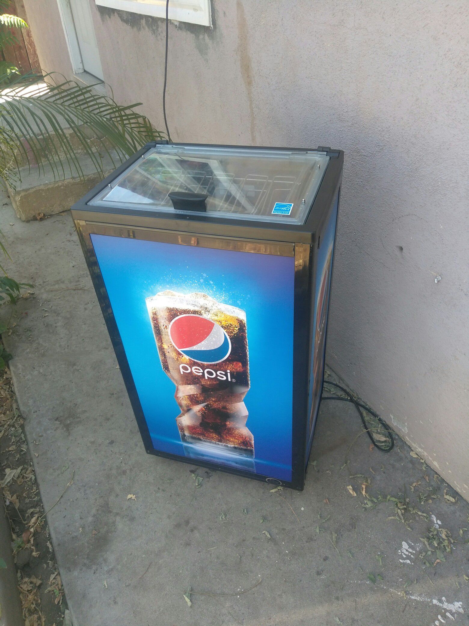 Pepsi display cooler