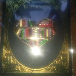 Library Book Heart Enamel Pin 