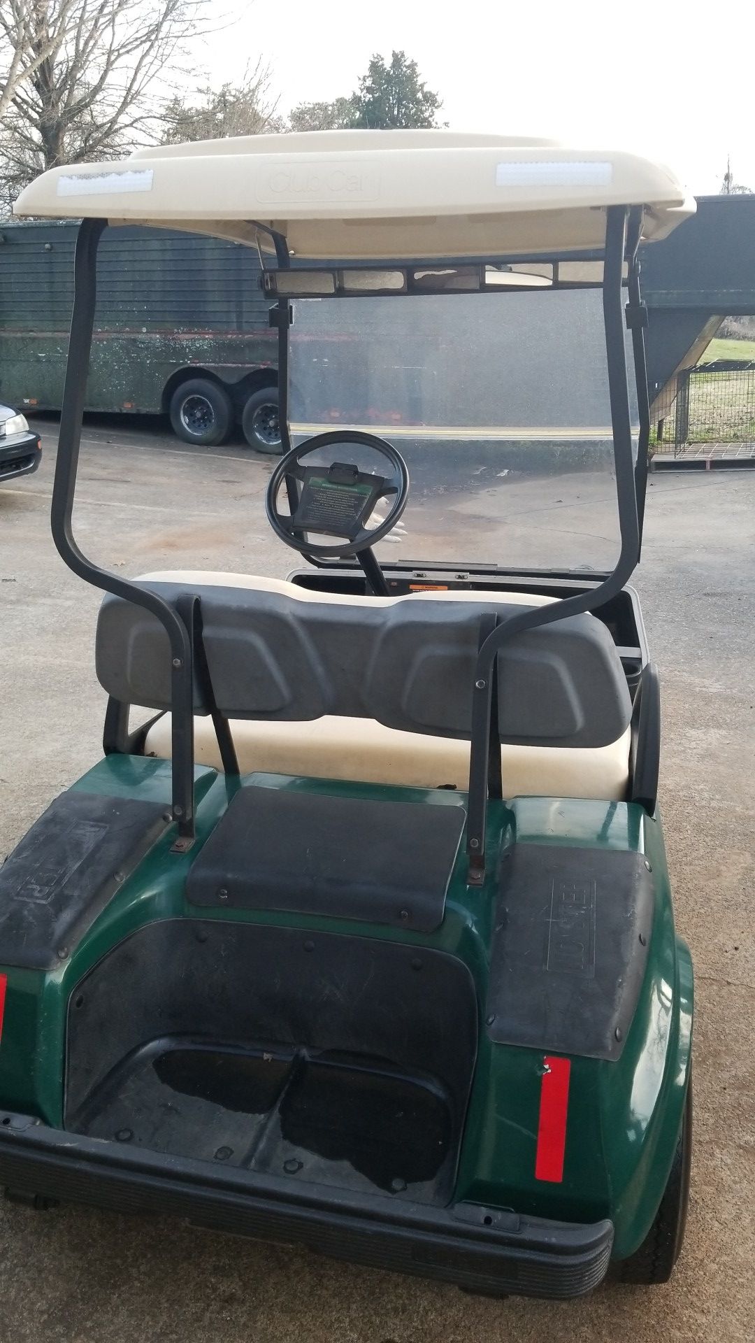 The club cadet Golf Cart is a 36 Volt it has 66 volt batteries for