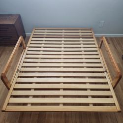 Solid Wood Full-Size Futon Frame – Frame Only