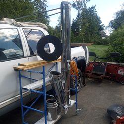 Wood Stove Chimney Stack