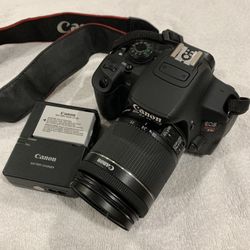 CANON EOS T5i & 18-55MM LENS 4300 SHUTTER COUNT 
