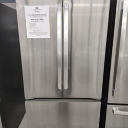 LG 33" W / French Door Refrigerator With Ice Maker Was$3899