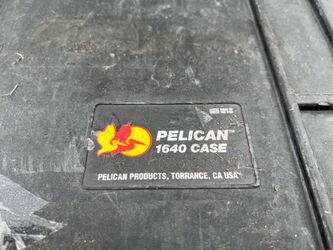 Pelican Storage Case 1640,, Foam, Pop up Handle, Wheels, Delivery Available
