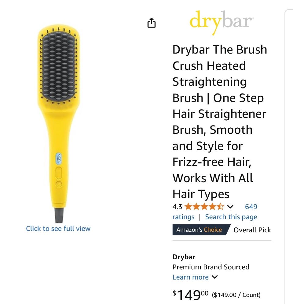 Drybar Heated Straightening Brush