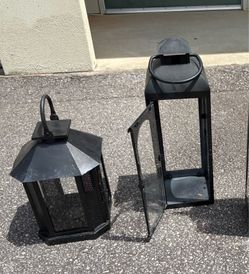 Set of 3 - exterior Lanterns