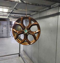 Sand blast & powder coating