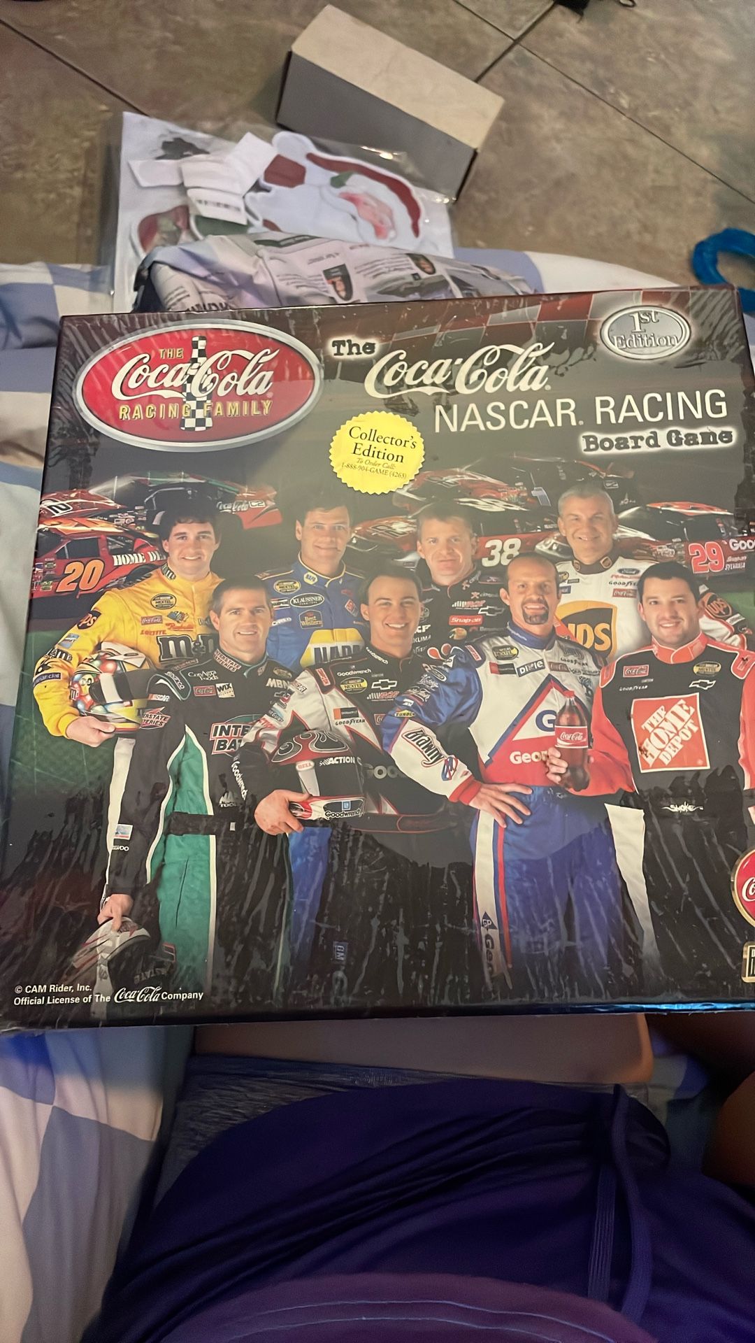The Coca Cola NASCAR Racing Board Game