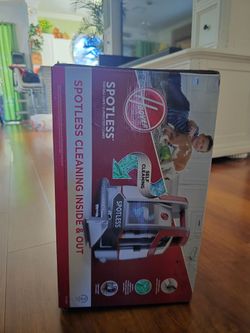 Hoover Spotless Portable Carpet &Upholstery Spot Cleaner Machine use only once