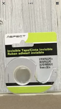 Clear tape