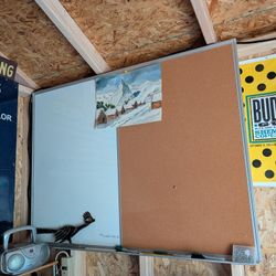 Whiteboard / Cork Bulletin Board
