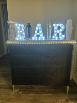 Bar Table And Other Bar Items (EVERYTHING Can Be Sold Separately)
