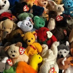 Lot Of 50  Vintage Beanie Babies $3 Dlls each One 