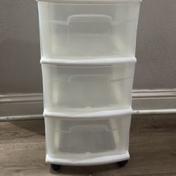 3-Drawer Plastic Storage 💵  Cajonera de Plastico de 3 Cajones 