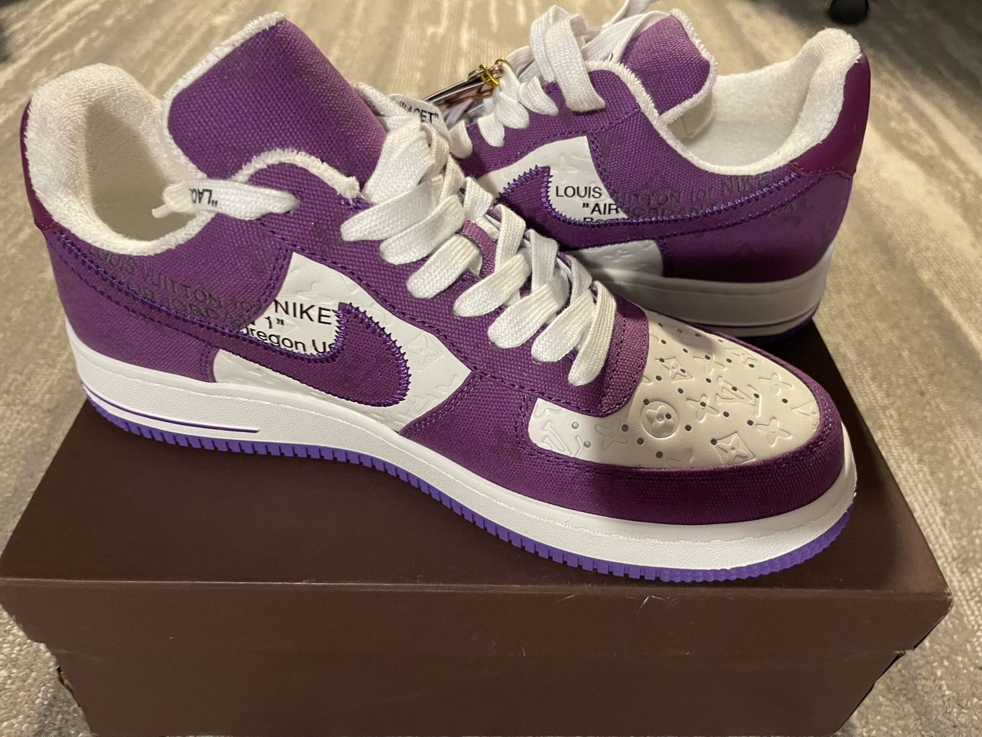 Louis Vuitton Nike Air Force Low Size 46