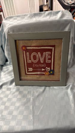 Love You More Framed Wall Art from Kirkland store.