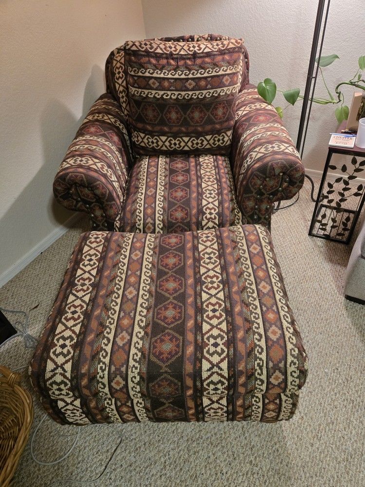Chair & Ottoman 