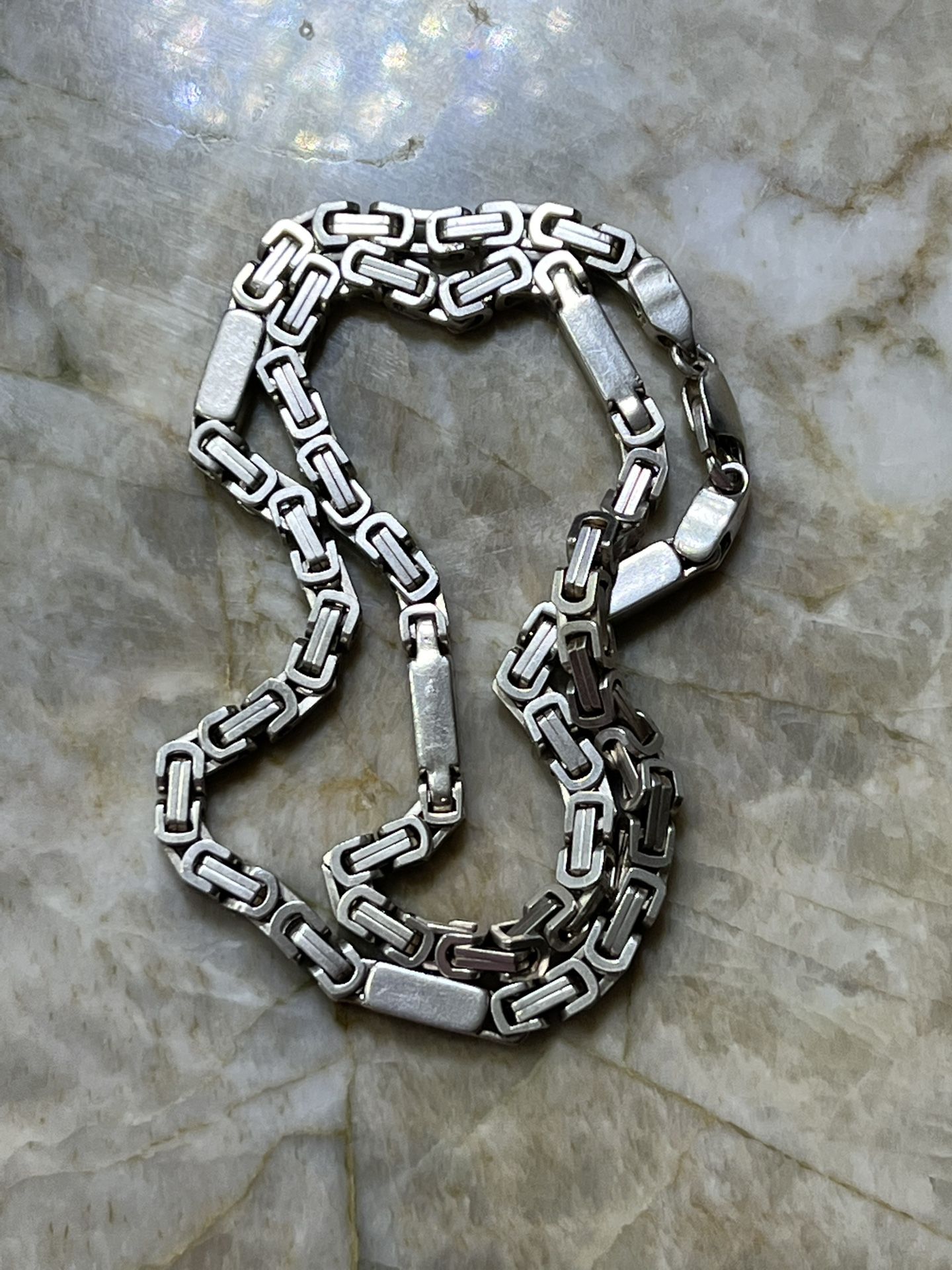 925 Sterling Silver Italian Chain 22 Inches Long 