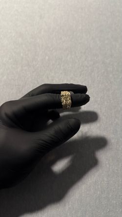 14k Gold Nugget Ring