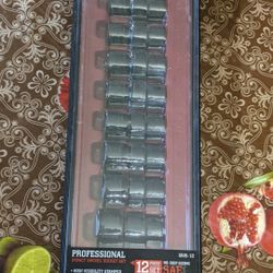 ICON 3/8 in. SAE Impact Swivel Socket Set, 12-Piece