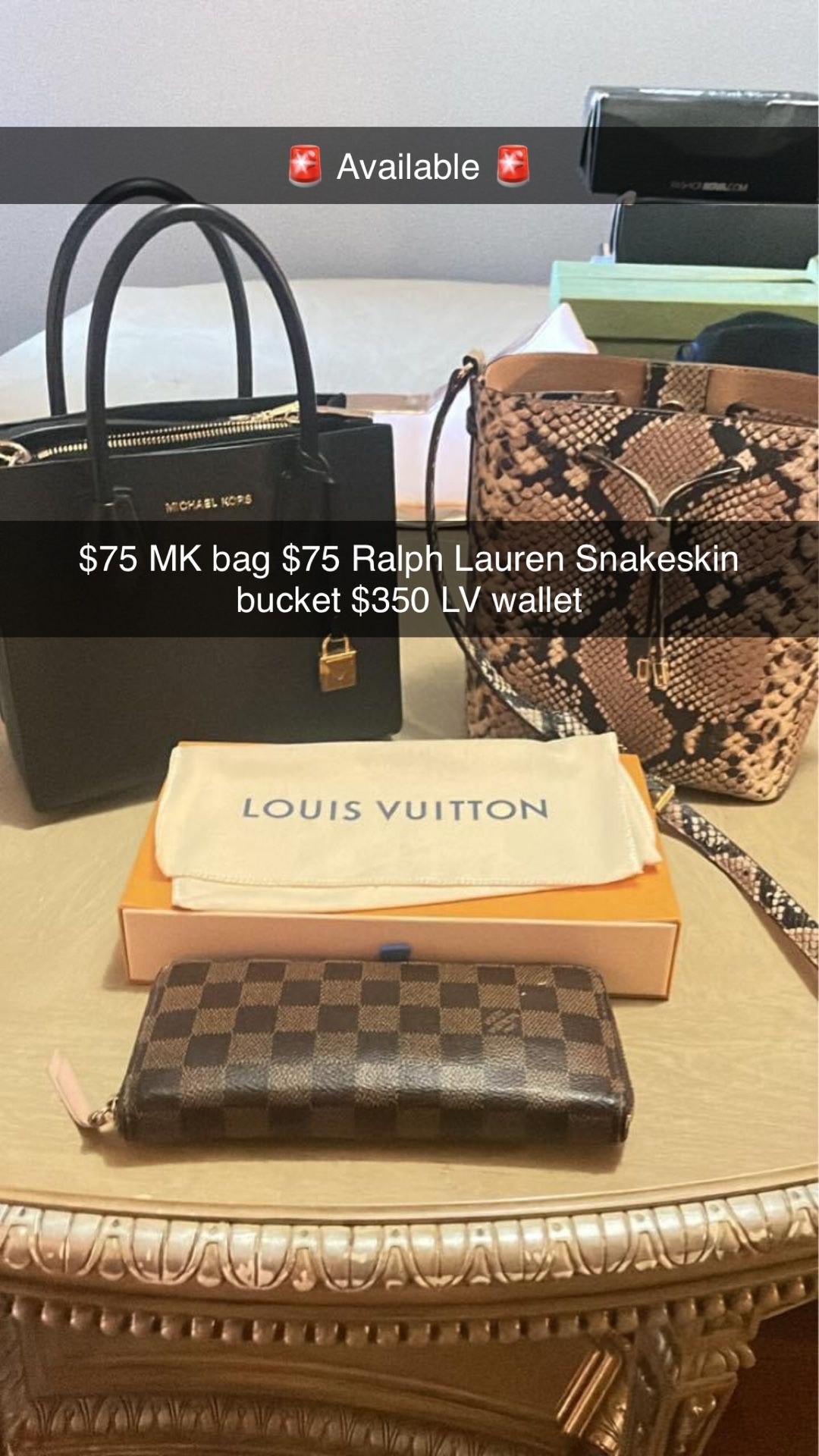 3 Handbags For Sale 