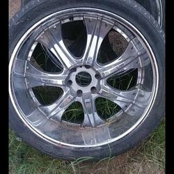 24in rims (sale or trade)