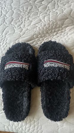 Balenciaga Fur Slides size 8