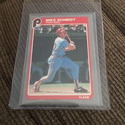 Baseball Card 1985 Fleer Mike Schmidt