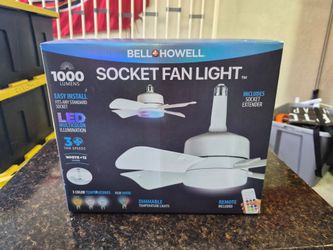 Bell howell Socket fan light.