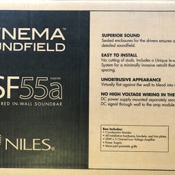 Niles CSF55a In-wall 3way Sound Bar