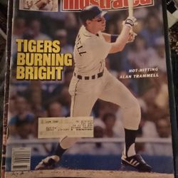 Sports illustrated tigers Lakers Trammell Magic Johnson 