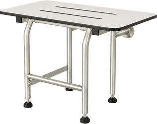 NEW 24" x 16" Phenolic Wall Mounted Folding Shower Seat with Legs