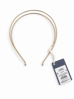 Gold Double Wire Metal Headband