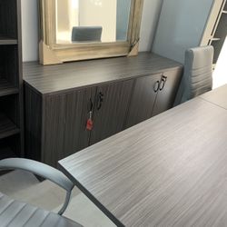 Storage Credenza Gray 72”x22” D New!! 