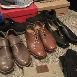 Running Shoes, Dress Shoes, Dress Pants, Jean's