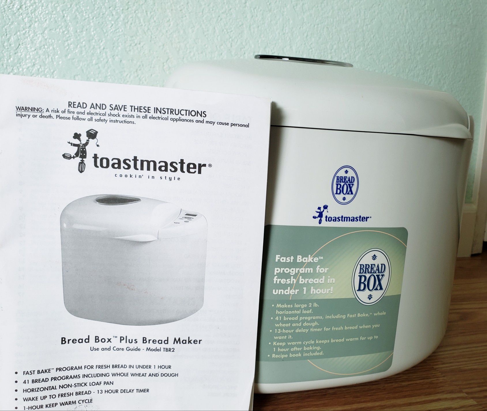 Bread Maker, Toastmaster Horizontal 2 lb.