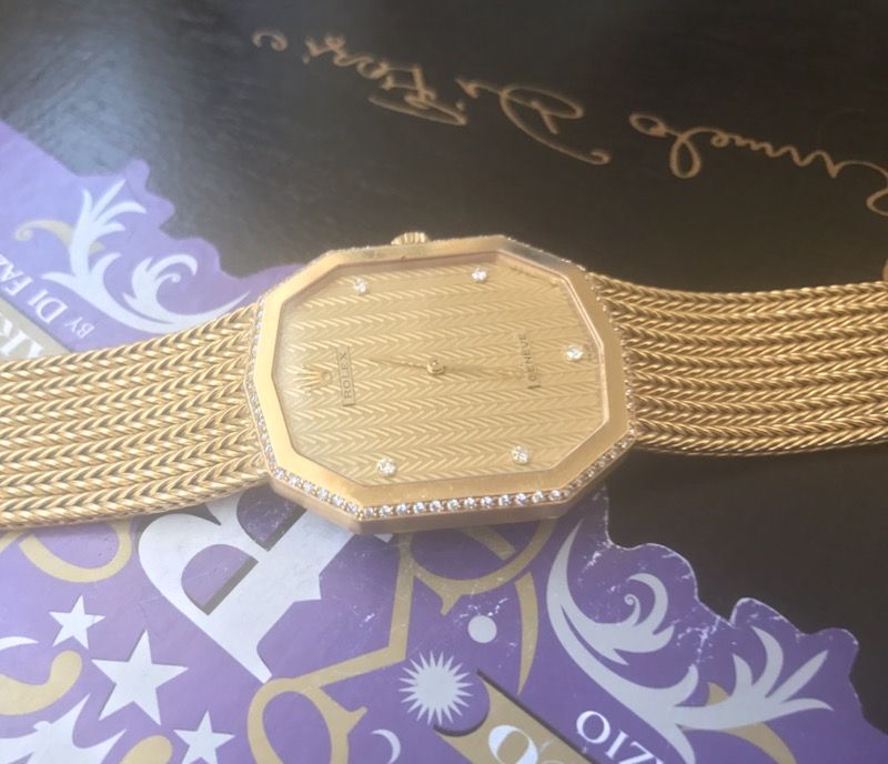 Rolex Cellini Solid 18k diamond studded