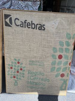 Coffee Burlap Wall Hanging