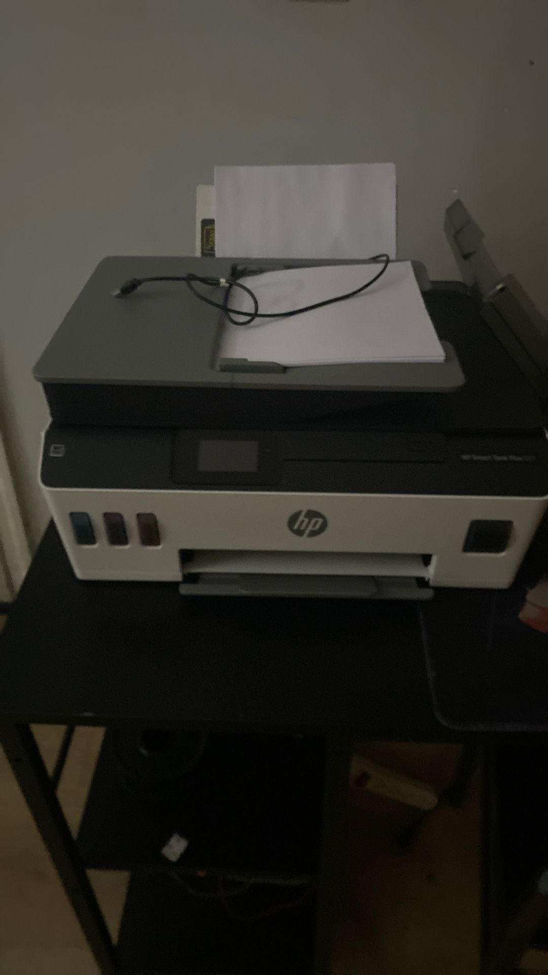 Printer copy fax with paper/ink