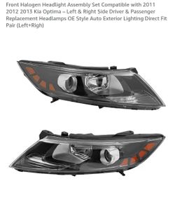 2011-2013 kia Optima headlight set new