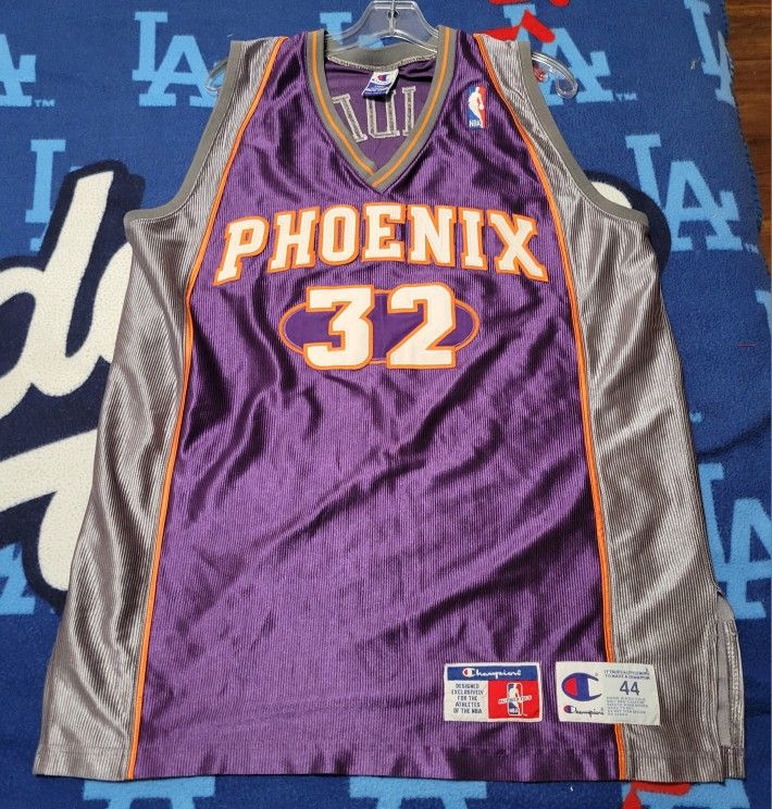 Used Vintage Phoenix Suns Jason Kidd Champion Double Tag Jersey