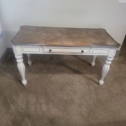 60" L-Shaped Home Office Lift Top Desk and Chair