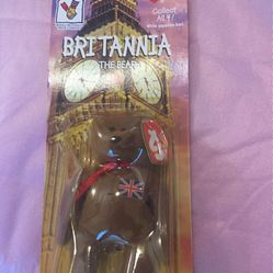 Brown Britannia The Bear Beanie Baby collectibles