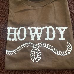 Size Small Howdy Shirt 